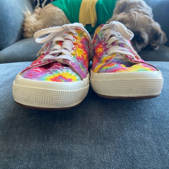 Superga Cotu 2750 Sneakers, Tie Dye, Size 41/9.5 - Picture 3 of 14